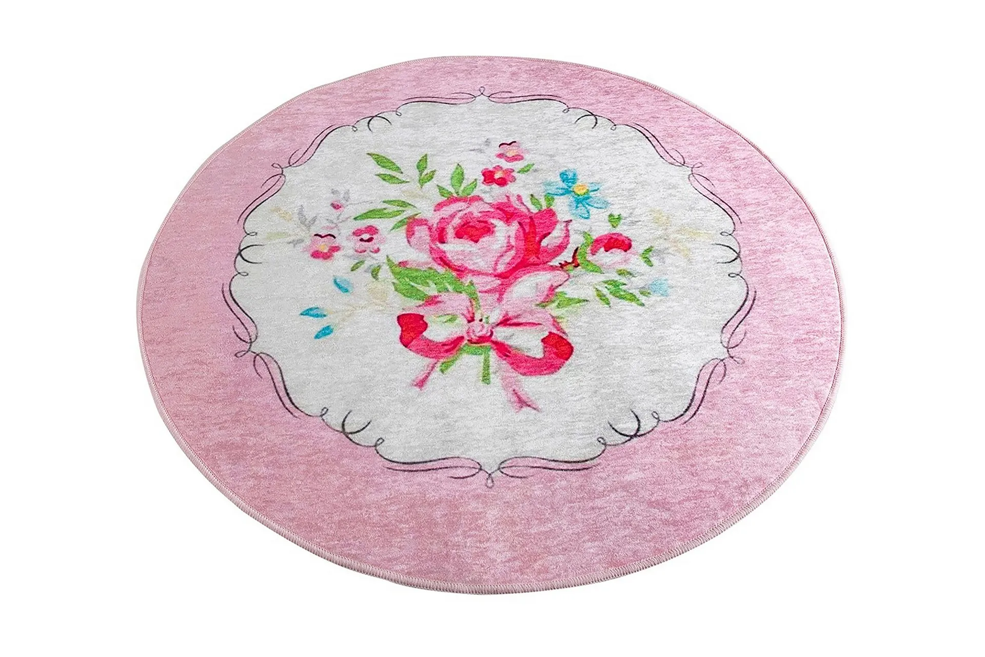 Chilai Home Badematte 100 Rund - Multi