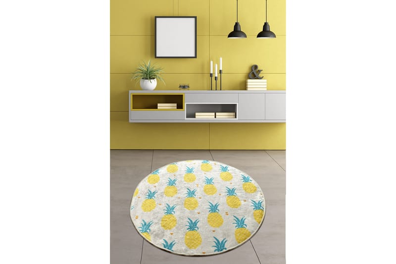 Chilai Home Badematte 100 Rund - Multi - Tekstiler - Tepper & Matter - Baderomsmatte