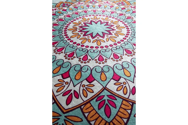 Chilai Home Badematte 100 Rund - Multi - Tekstiler - Tepper & Matter - Baderomsmatte