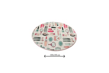 Chilai Home Badematte 100 Rund - Multi - Tekstiler - Tepper & Matter - Baderomsmatte