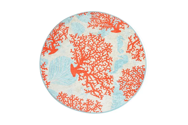 Chilai Home Badematte 100 Rund, Multi