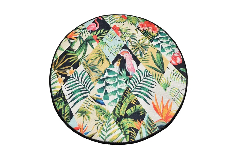 Chilai Home Badematte 100 Rund - Multi - Tekstiler - Tepper & Matter - Baderomsmatte