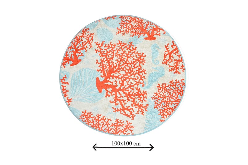 Chilai Home Badematte 100 Rund - Multi - Tekstiler - Tepper & Matter - Baderomsmatte