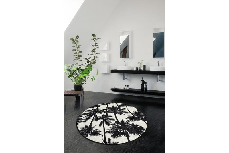 Chilai Home Badematte 100 Rund - Multi - Tekstiler - Tepper & Matter - Baderomsmatte