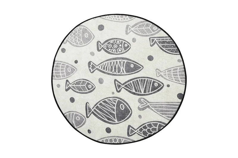 Chilai Home Badematte 100 Rund, Multi