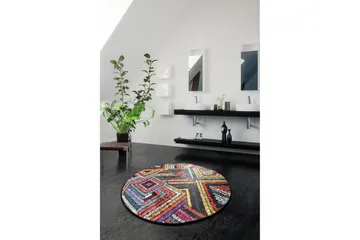 Chilai Home Badematte 100 Rund - Multi - Tekstiler - Tepper & Matter - Baderomsmatte