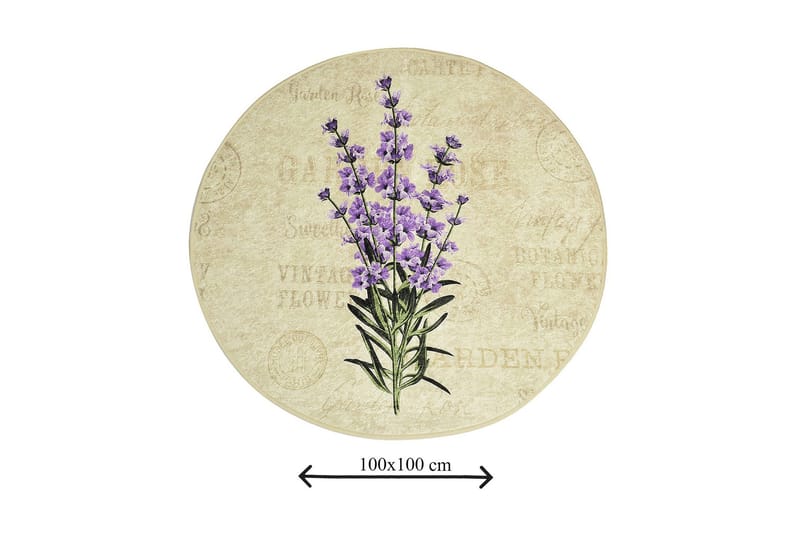 Chilai Home Badematte 100 Rund - Multi - Tekstiler - Tepper & Matter - Baderomsmatte