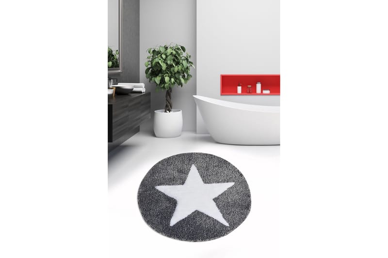 Chilai Home Badematte 90 Rund - Multi - Tekstiler - Tepper & Matter - Baderomsmatte