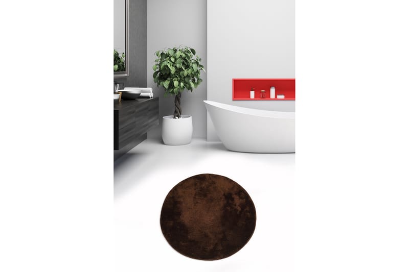 Chilai Home Badematte 90 Rund - Multi - Tekstiler - Tepper & Matter - Baderomsmatte