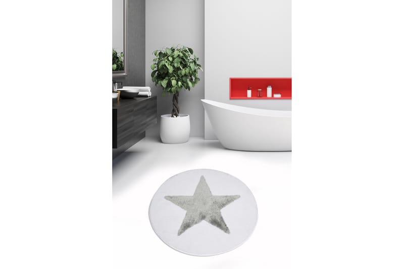 Chilai Home Badematte 90 Rund - Multi - Tekstiler - Tepper & Matter - Baderomsmatte