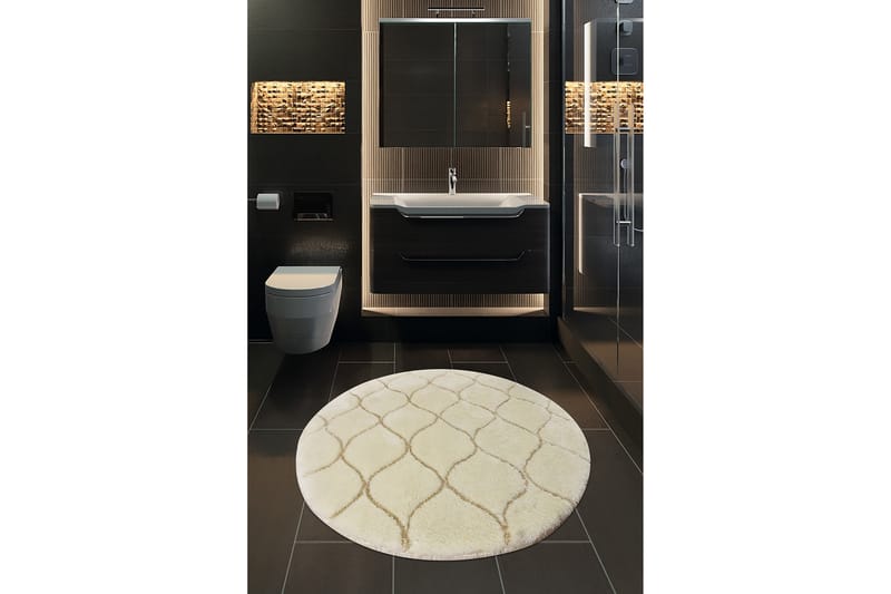 Chilai Home Badematte 90 Rund - Multi - Tekstiler - Tepper & Matter - Baderomsmatte