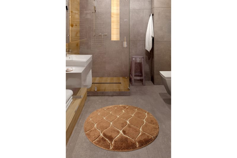 Chilai Home Badematte 90 Rund - Multi - Tekstiler - Tepper & Matter - Baderomsmatte
