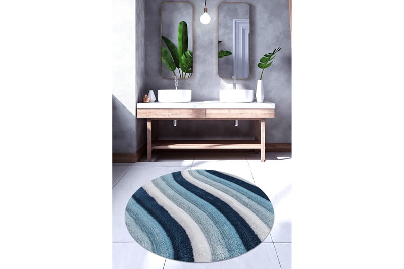 Chilai Home Badematte 90 Rund - Multi - Tekstiler - Tepper & Matter - Baderomsmatte