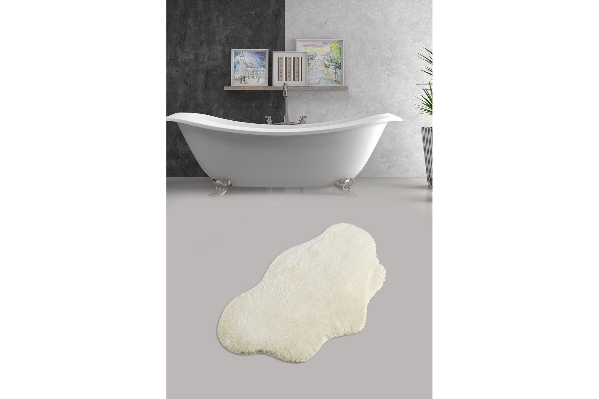 Chilai Home Badematte 90 Rund - Multi - Tekstiler - Tepper & Matter - Baderomsmatte