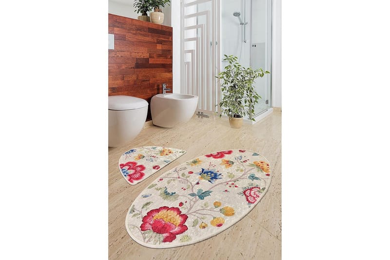 Chilai Home Badematte Sett med 2 - Multi - Tekstiler - Tepper & Matter - Baderomsmatte