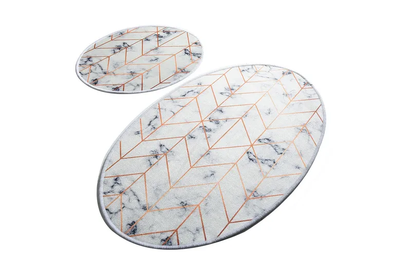 Chilai Home Badematte Sett med 2 - Multi - Tekstiler - Tepper & Matter - Baderomsmatte