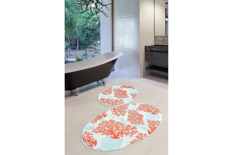 Chilai Home Badematte Sett med 2 - Multi - Tekstiler - Tepper & Matter - Baderomsmatte