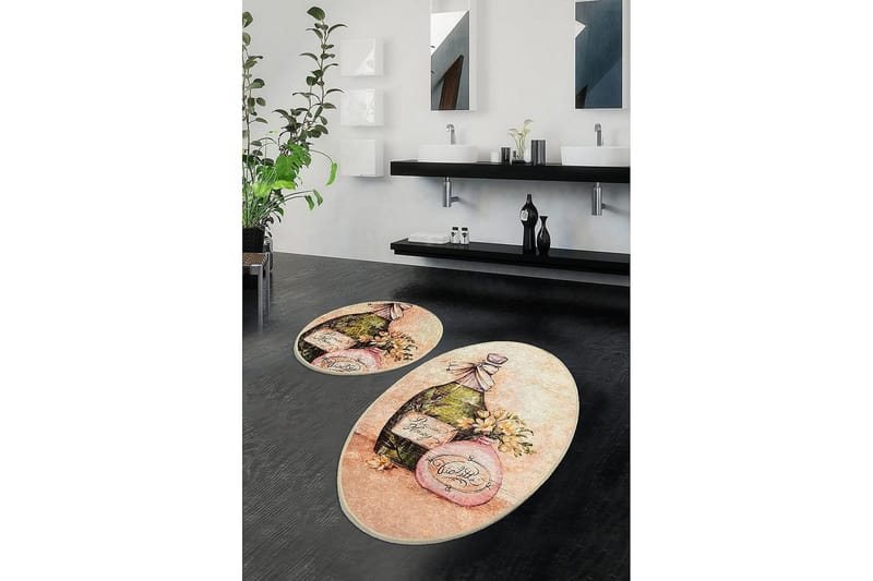 Chilai Home Badematte Sett med 2 - Multi - Tekstiler - Tepper & Matter - Baderomsmatte