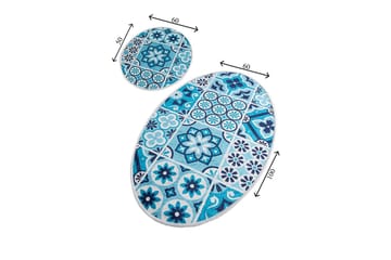 Chilai Home Badematte Sett med 2 - Multi - Tekstiler - Tepper & Matter - Baderomsmatte