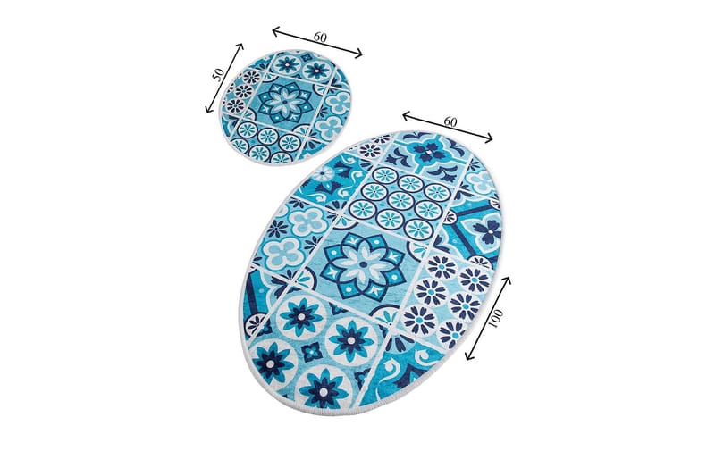 Chilai Home Badematte Sett med 2 - Multi - Tekstiler - Tepper & Matter - Baderomsmatte
