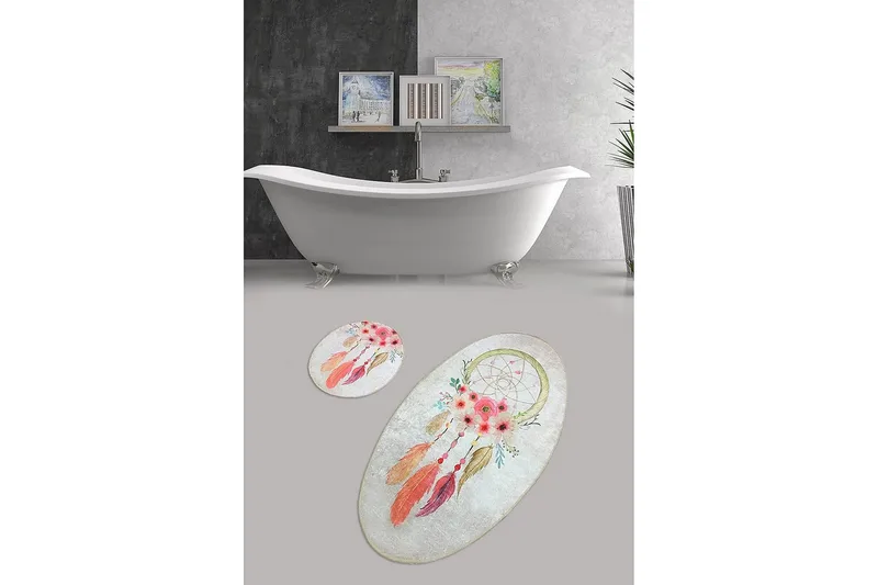 Chilai Home Badematte Sett med 2 - Multi - Tekstiler - Tepper & Matter - Baderomsmatte