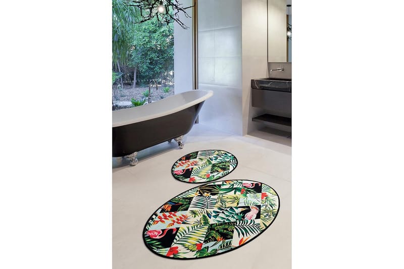Chilai Home Badematte Sett med 2 - Multi - Tekstiler - Tepper & Matter - Baderomsmatte