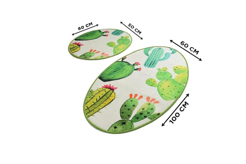 Chilai Home Badematte Sett med 2 - Multi - Tekstiler - Tepper & Matter - Baderomsmatte