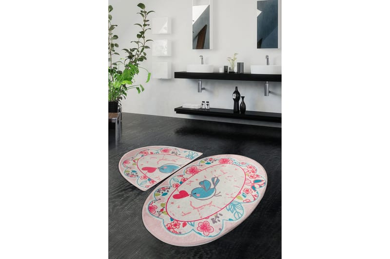 Chilai Home Badematte Sett med 2 - Multi - Tekstiler - Tepper & Matter - Baderomsmatte