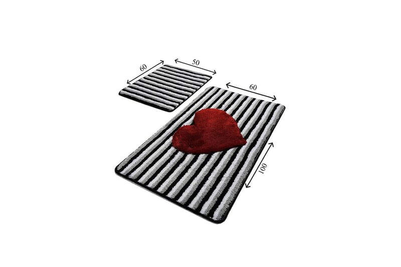 Chilai Home Badematte Sett med 2 - Multi - Tekstiler - Tepper & Matter - Baderomsmatte