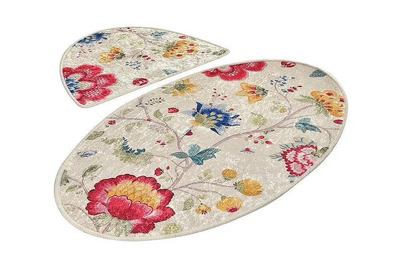 Chilai Home Badematte Sett med 2 - Multi - Tekstiler - Tepper & Matter - Baderomsmatte