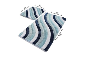 Chilai Home Badematte Sett med 2 - Multi - Tekstiler - Tepper & Matter - Baderomsmatte