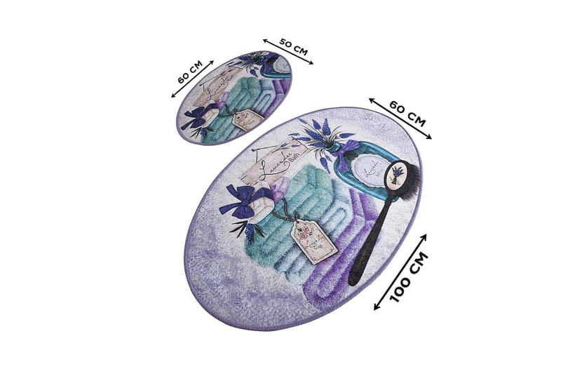 Chilai Home Badematte Sett med 2 - Multi - Tekstiler - Tepper & Matter - Baderomsmatte