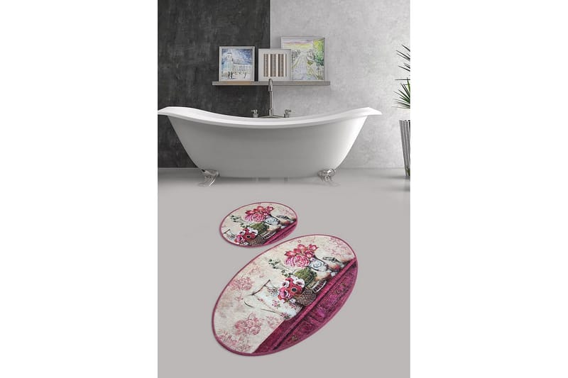 Chilai Home Badematte Sett med 2 - Multi - Tekstiler - Tepper & Matter - Baderomsmatte