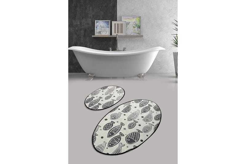 Chilai Home Badematte Sett med 2 - Multi - Tekstiler - Tepper & Matter - Baderomsmatte