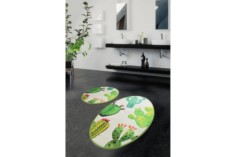 Chilai Home Badematte Sett med 2 - Multi - Tekstiler - Tepper & Matter - Baderomsmatte