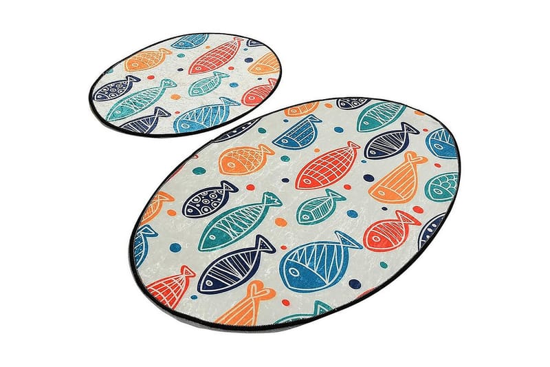 Chilai Home Badematte Sett med 2 - Multi - Tekstiler - Tepper & Matter - Baderomsmatte