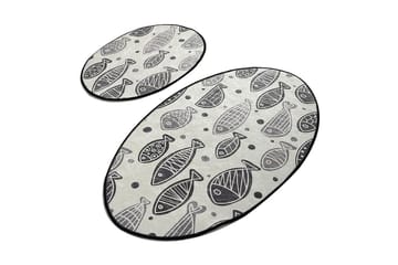 Chilai Home Badematte Sett med 2 - Multi - Tekstiler - Tepper & Matter - Baderomsmatte