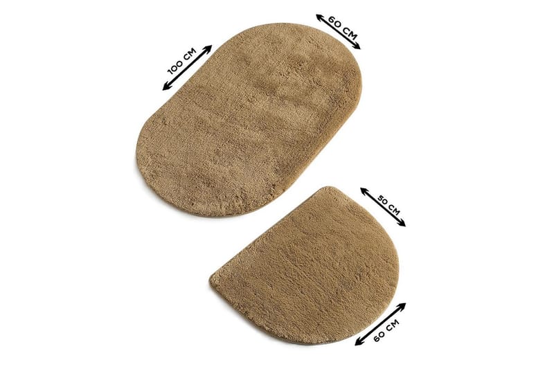 Chilai Home Badematte Sett med 2 - Multi - Tekstiler - Tepper & Matter - Baderomsmatte