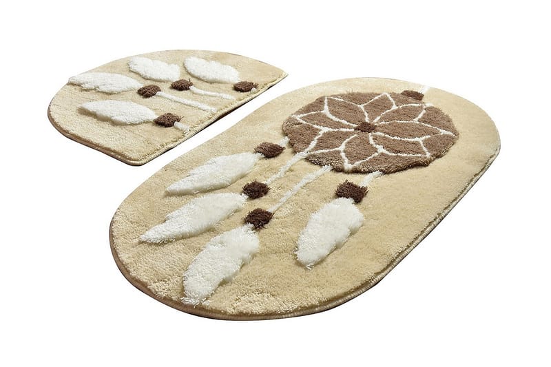 Chilai Home Badematte Sett med 2 - Multi - Tekstiler - Tepper & Matter - Baderomsmatte