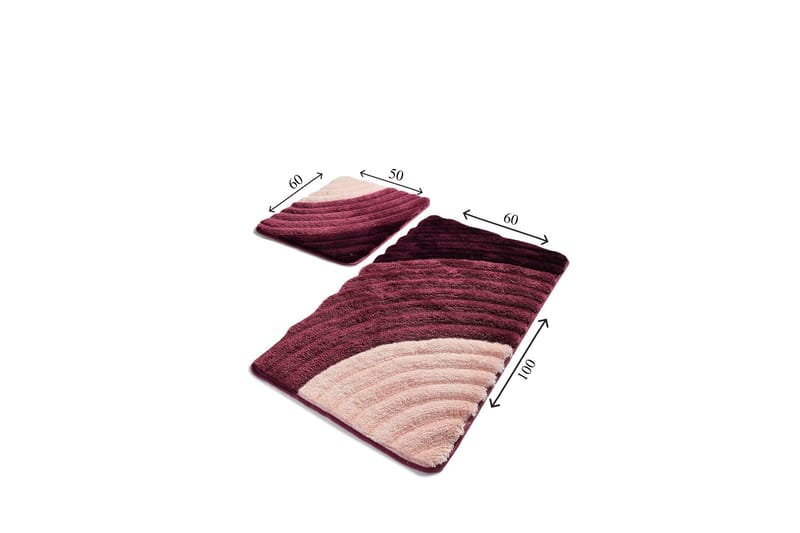 Chilai Home Badematte Sett med 2 - Multi - Tekstiler - Tepper & Matter - Baderomsmatte