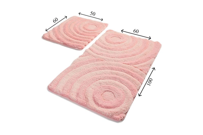 Chilai Home Badematte Sett med 2 - Multi - Tekstiler - Tepper & Matter - Baderomsmatte