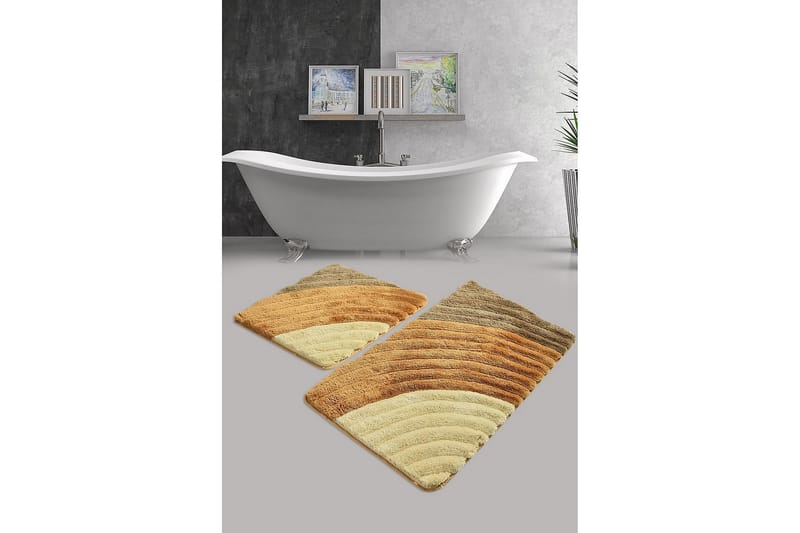 Chilai Home Badematte Sett med 2 - Multi - Tekstiler - Tepper & Matter - Baderomsmatte
