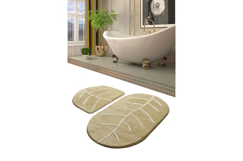 Chilai Home Badematte Sett med 2 - Multi - Tekstiler - Tepper & Matter - Baderomsmatte