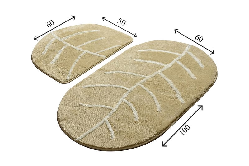 Chilai Home Badematte Sett med 2 - Multi - Tekstiler - Tepper & Matter - Baderomsmatte