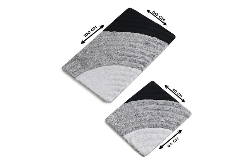 Chilai Home Badematte Sett med 2 - Multi - Tekstiler - Tepper & Matter - Baderomsmatte