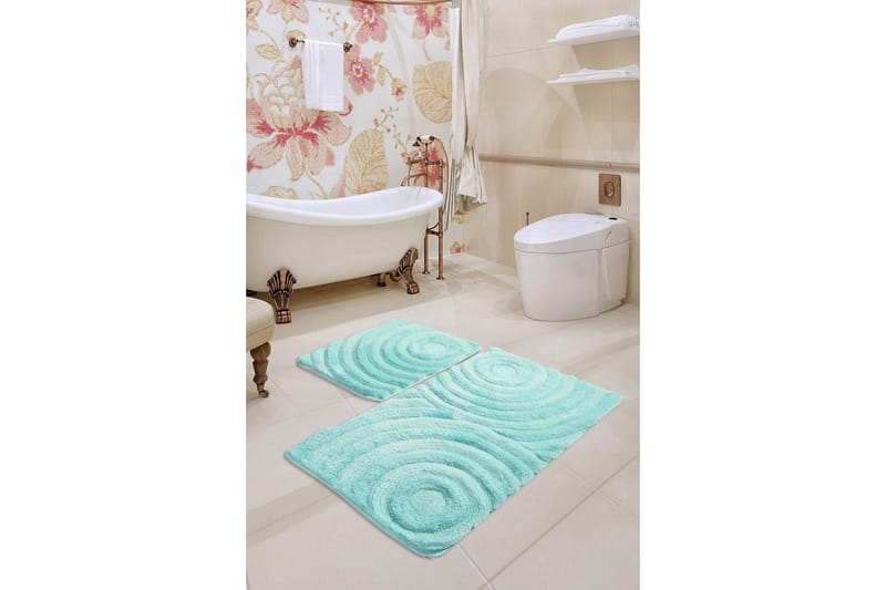Chilai Home Badematte Sett med 2 - Multi - Tekstiler - Tepper & Matter - Baderomsmatte