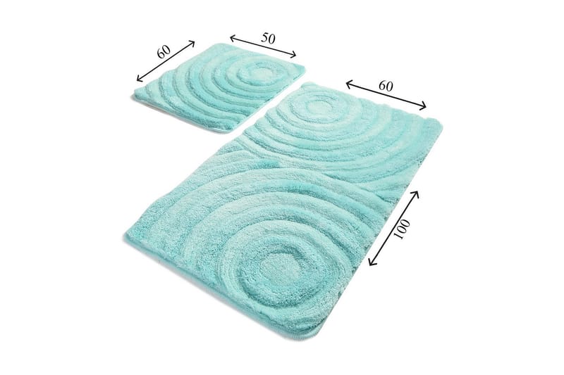 Chilai Home Badematte Sett med 2 - Multi - Tekstiler - Tepper & Matter - Baderomsmatte