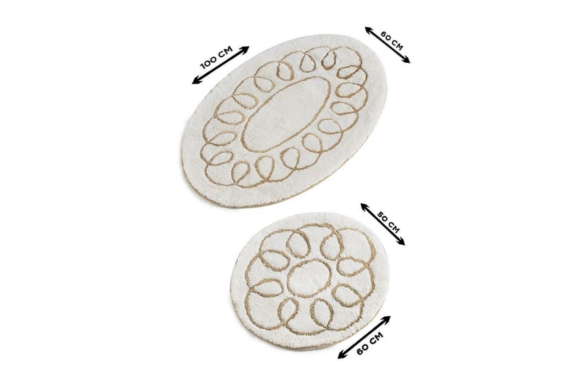 Chilai Home Badematte Sett med 2 - Multi - Tekstiler - Tepper & Matter - Baderomsmatte