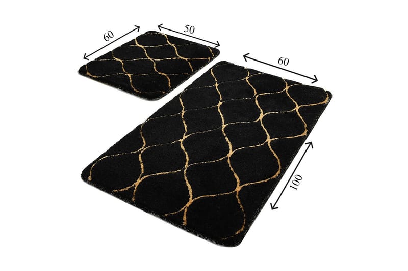 Chilai Home Badematte Sett med 2 - Multi - Tekstiler - Tepper & Matter - Baderomsmatte