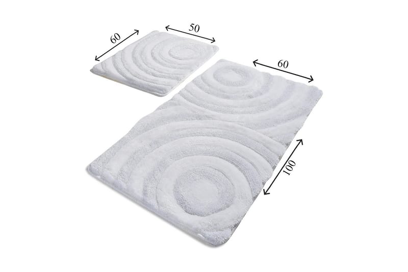 Chilai Home Badematte Sett med 2 - Multi - Tekstiler - Tepper & Matter - Baderomsmatte